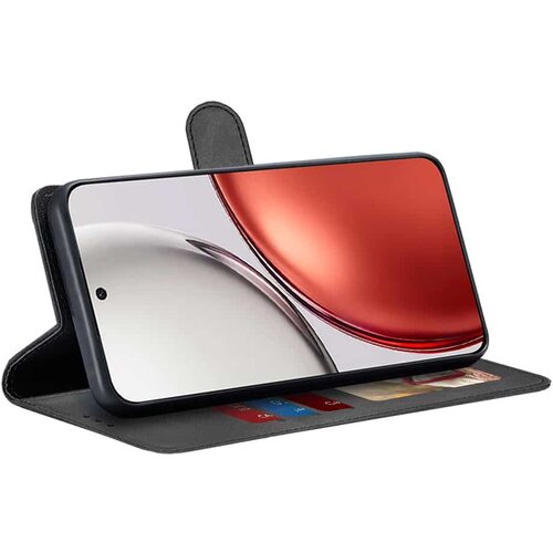 Techsuit Diary Book preklopna maska za Honor Magic8 Lite -crna Slike