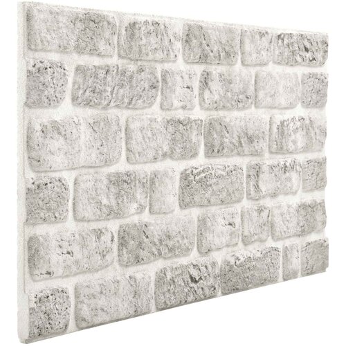  Zidne panele 10 pcs Svjetlosiva 100 x 50 cm EPS pjena Cene