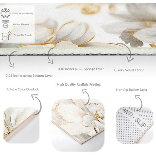 Mila Home Krem perivia staza 80x200 cm Soft and Gentle &amp;ndash; Slike
