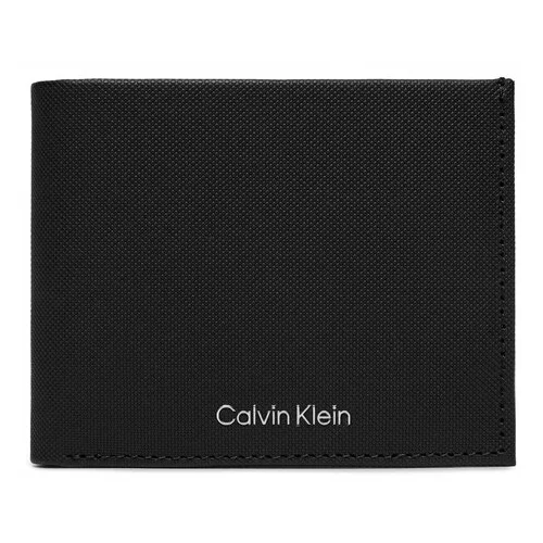 Calvin Klein Velika moška denarnica Ck Must Bifold 6Cc W/Bill K50K511383 Črna