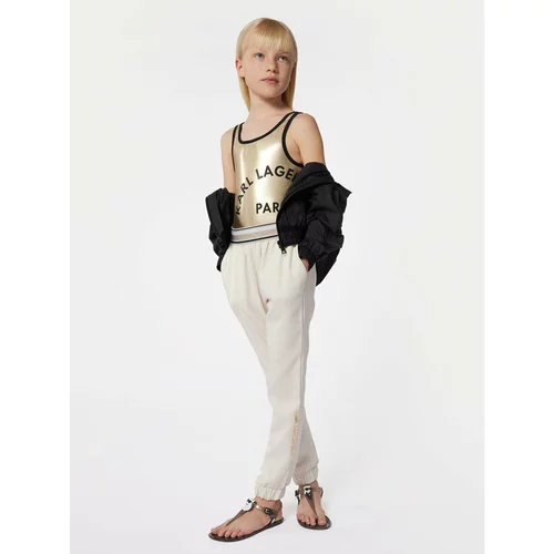 Karl Lagerfeld Kids Kopalni kostum Z30059 S Rumena