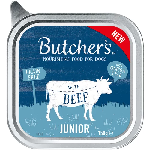 Butcher's Ekonomično pakiranje Original Junior 24 x 150 g - S govedinom