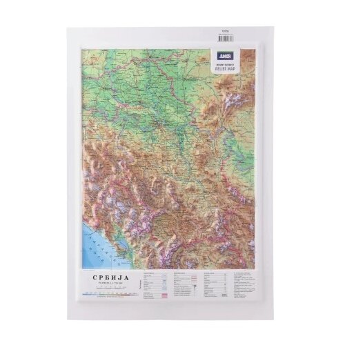  Mount everest reljefasta mapa a3 srbija ( B2C06902 ) Slike