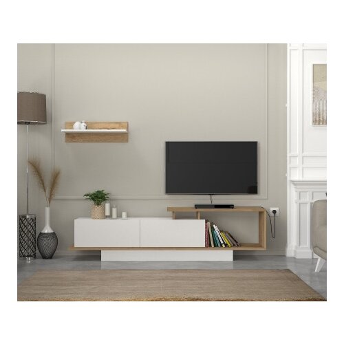  Asos tv komoda belo-hrast ( 0000428 ) Cene