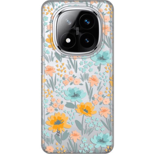 Torbica Silikonska Print Skin za Xiaomi Redmi Note 14 Pro Plus Lovely Flowers Slike