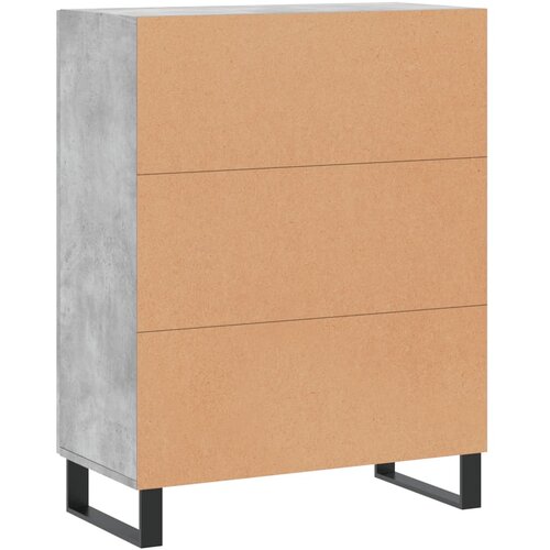  Komoda siva boja betona 69,5x34x90 cm od konstruiranog drva Slike