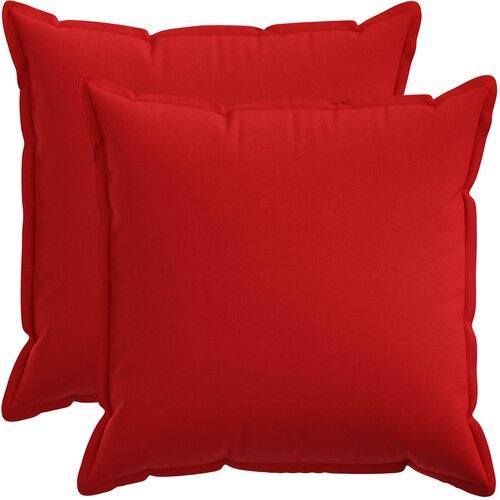  Presvlaka za jastuk 2 pcs HOUTEN Crvena 55 x 55 cm Umjetni lan Slike
