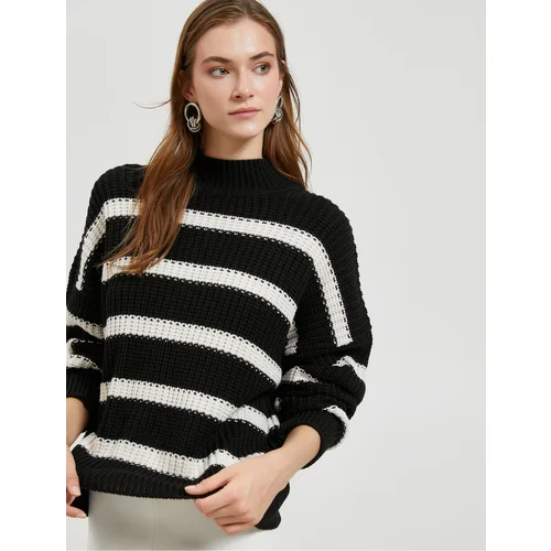 Koton Knitted Sweater Half Turtleneck