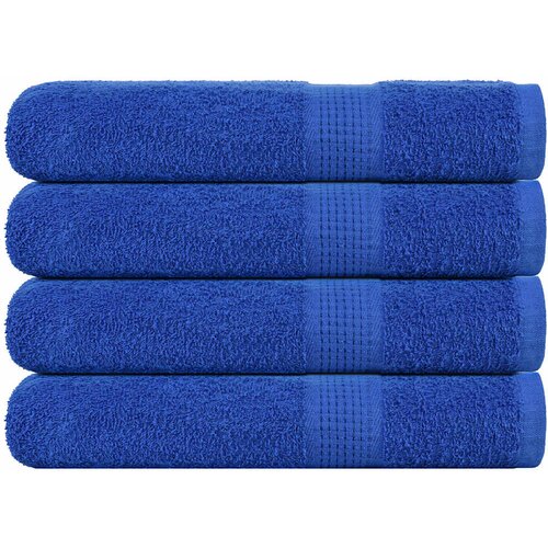 vidaXL Brisače za savno 4 kos modra 80x200 cm 360 g/m² 100% bombaž Cene