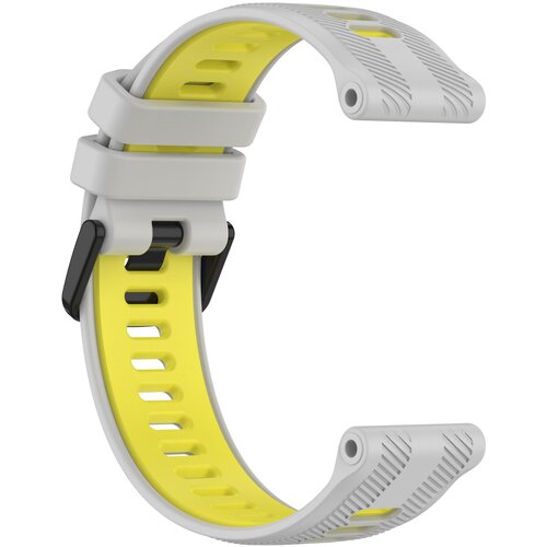 INF Sivo rumen silikonski pašček za uro Garmin Forerunner 965, (5000086194) Cene