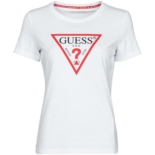 Guess Majice s kratkimi rokavi SS CN ORIGINAL TEE Bela Cene