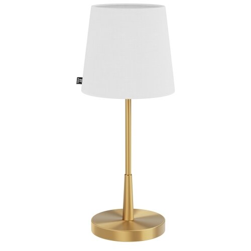  ByRydens 4002730-6501 - Stona lampa LUMI 1xE27/8W/230V bela/zlatna 48,5 cm Slike