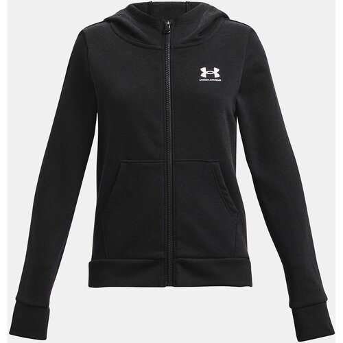 Under Armour Sweatshirt Rival Fleece LU FZ Hoodie-BLK - Girls Cene