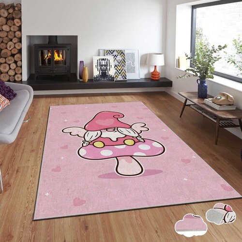 Conceptum Hypnose tepih s novogodišnjim motivima Asr-Crpt-45, pravokutni, 180 x 280 cm, roze Cene