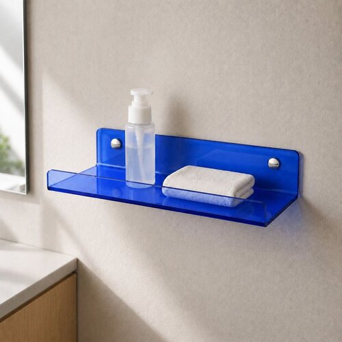 Hanah home akrilna zidna polica Vivid 30-B, plava Slike