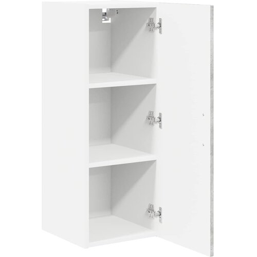  Ormar za Zid Lucca 2 pcs Betonska siva 30 x 31 x 80 cm Slike