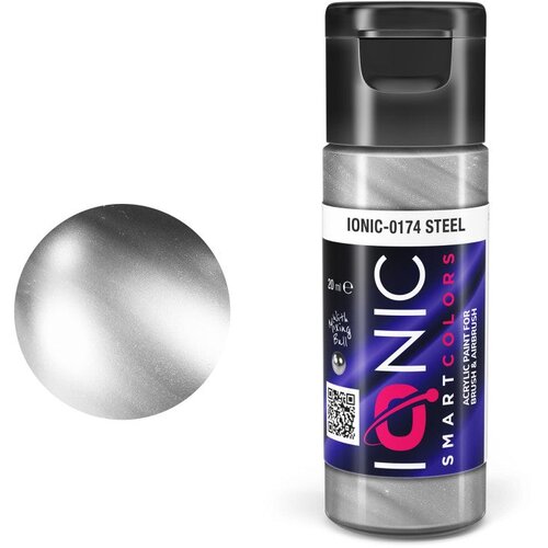 AMMO by MIG Jimenez AMMO Ionic Smart Colors Steel 20ml | Akrilna Boja za Minijature IONIC-0174 Cene