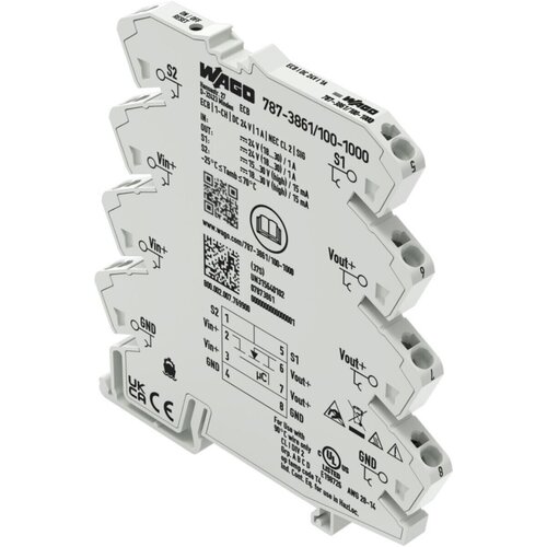 Wago GmbH & Co. KG Elektron. Odklopnik, 1-kanalni, DC 24 V 787-3861/100-1000, (21268711) Cene