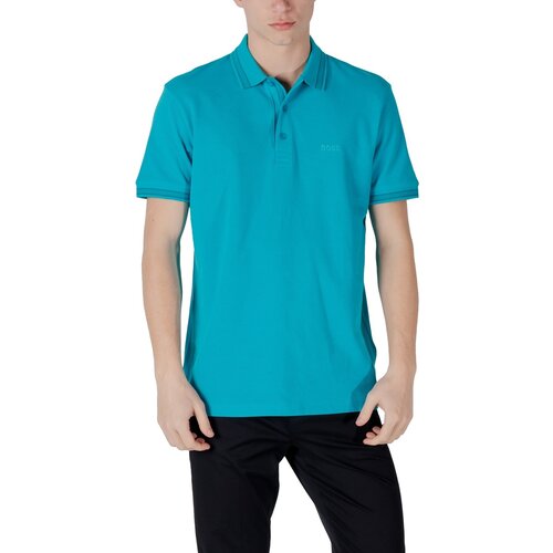 Boss Polo majice kratki rokavi 10241663 50469055 Modra Cene