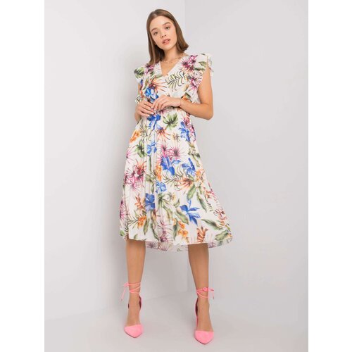 Italy Moda Dress-DHJ-SK-13198.27-white-green Slike