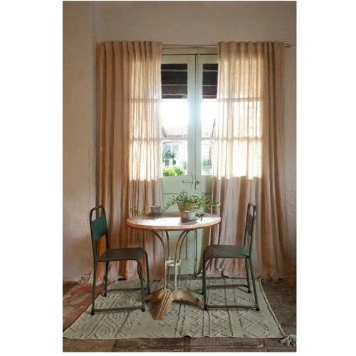 Lorena Canals Tribu bombažna preproga, olivna - 170x240cm Slike