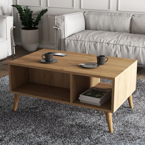 Woody Fashion Club sto Exxen 90x54x41.6cm Hrast Cene
