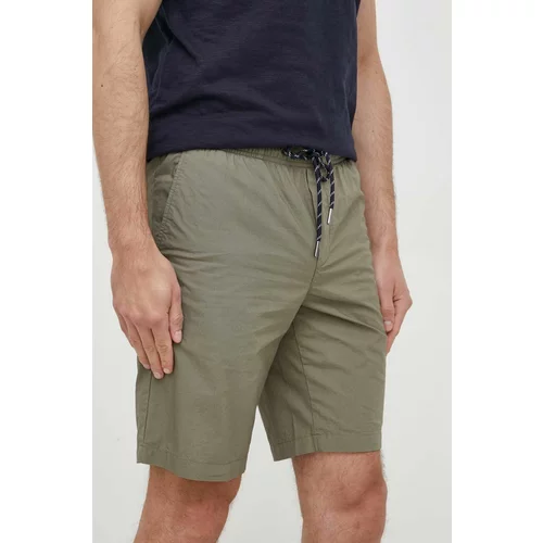 Tommy Hilfiger Pamučne kratke hlače boja: smeđa