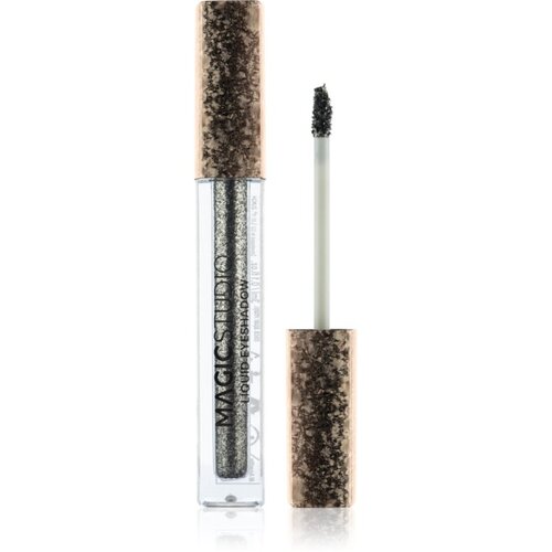 Magic Studio Liquid Eyeshadow ble&amp;scaron;čeča tekoča senčila za oči 02 Silver 3 ml Slike