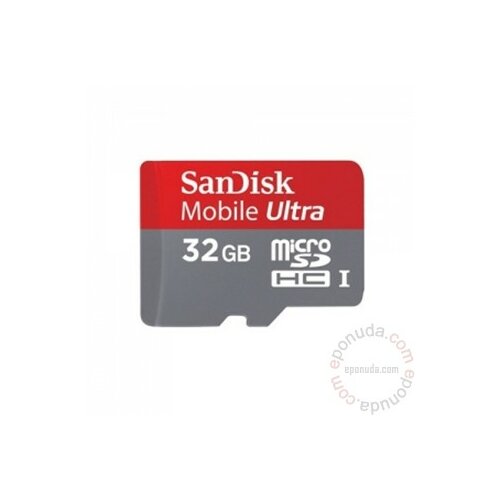 Sandisk SD 32GB Micro Ultra II sa adapterom memorijska kartica Slike