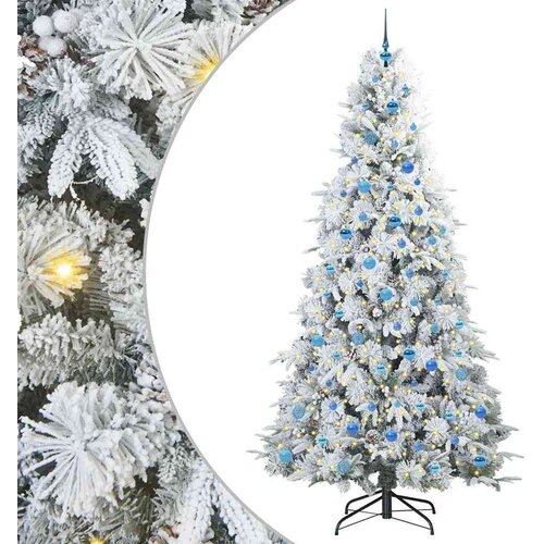 vidaXL Umetno Zložljivo Božično Drevo Zelena 240 cm PE in PVC, (5000066555) Cene