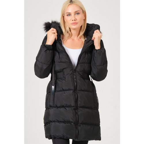 Dewberry Z6764 LADY COAT-BLACK Slike