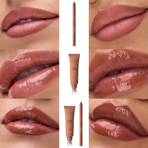 Catrice Peptide Bliss Glossy Lip Balm balzam za sijoče ustnice s peptidi odtenek 040 Toffee Touched 10 ml Slike