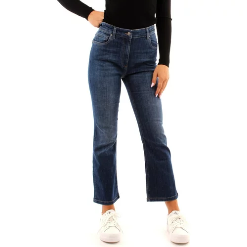 Marella Jeans straight FCROP Modra