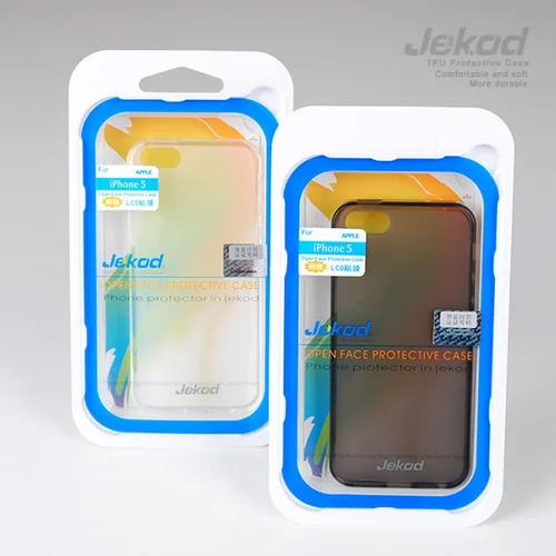 Jekod silikonski ovitek Nokia Lumia 520 prozoreno črn TPU/TB + Zaščitna folija