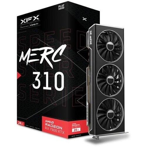 XFX Grafička kartica AMD Video Card RX-7900XTX Speedster MERC310 BLACK 24GB GDDR Slike
