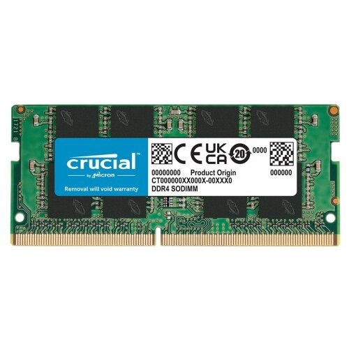 Crucial RAM SODIMM DDR4 16GB PC4-25600 3200MT/s CL22 1.2V Cene