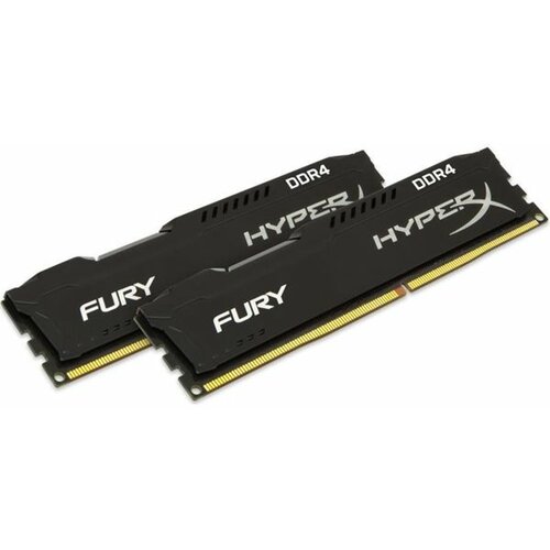Kingston DIMM DDR4 32GB (2x16GB kit) 3466MHz HX434C19FBK2/32 HyperX Fury Black ram memorija Slike