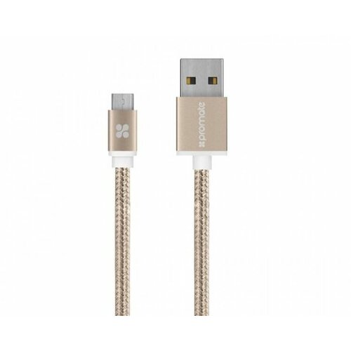 Promate U2M micro USB kabl 1.2m zlatni Slike