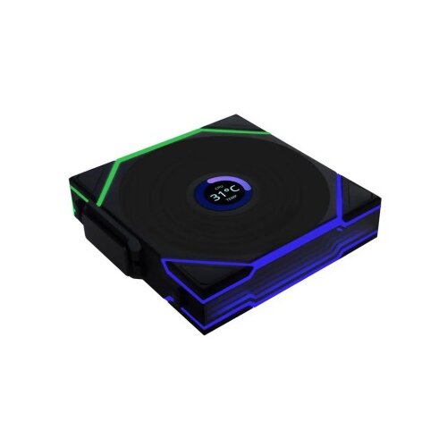 Lian Li Ventilator za ohi&scaron;je UNI FAN TL Wireless LCD 120 Reverse Blade ARGB PWM 120mm, črn Cene