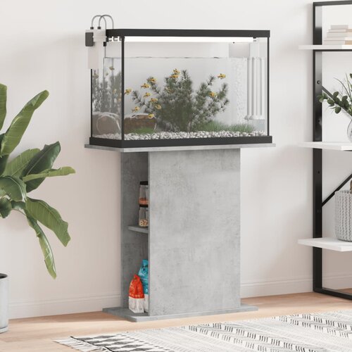 vidaXL Stojalo za akvarij betonsko sivo 36x75x72,5 cm inženirski les Cene