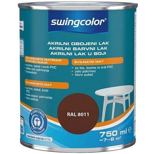 SWINGCOLOR lak u boji 2u1 (boja: lješnjak tamnosmeđe boje, 750 ml) Cijene