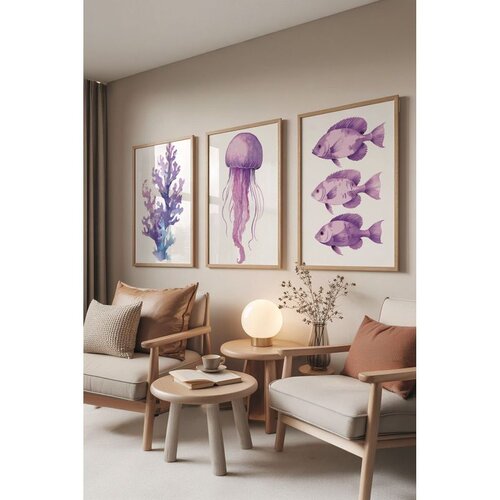 WALLXPERT &Ccedil;-300822 - 5070 Vi&scaron;enamenski set dekorativnog slikanja (3 komada) Cene