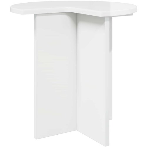  Bocni stol Bijela visokog sjaja Ø 39 x 38 cm Konstruirano drvo Cene