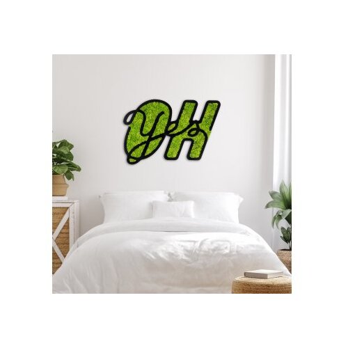 WALLXPERT Zidna dekoracija Mahovina - Oh Da, 52 x 76 cm, Zelena Cijene