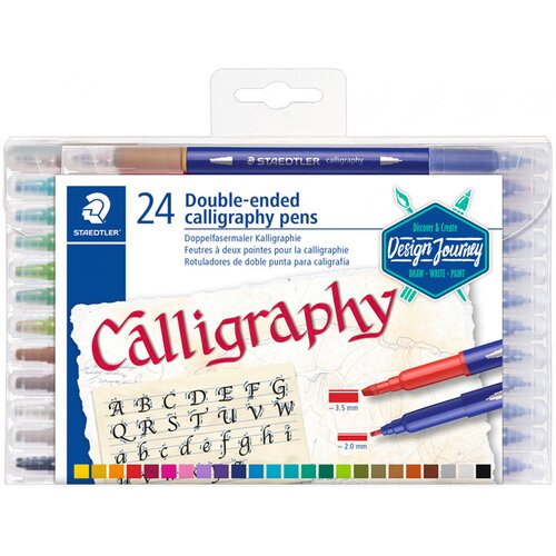 Staedtler Flomastri Caligrafija Design Journey, obojestranski, 24 kosov Cene