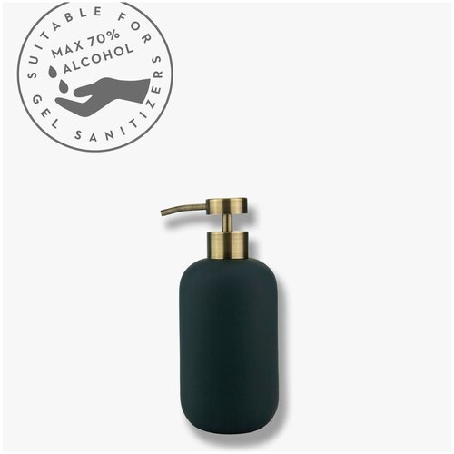 Mette Ditmer Denmark Antracitni keramični dozirnik za milo 200 ml Lotus - Slike