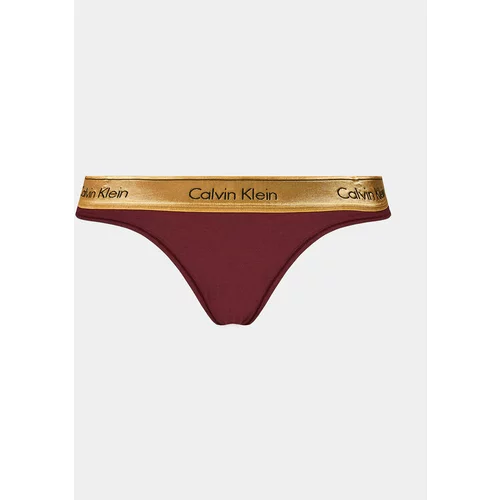 Calvin Klein Underwear Braziljske spodnje hlačke 000QF7452E Bordo rdeča