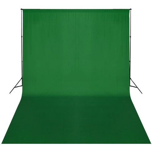 VidaXL Pozadinski sustav s potporom 500 x 300 cm zeleni Slike