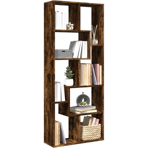 VidaXL Pregrada / regal za knjige boja hrasta 67x25x161,5 cm drveni Slike