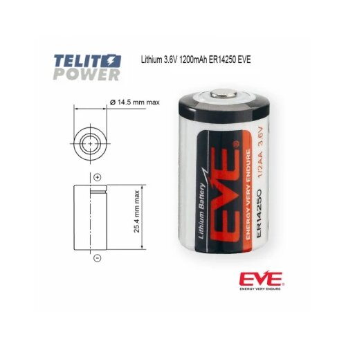 Telit Power Baterija Litijum ER14250 3.6V 1200mAh EVE Cene
